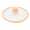 Glass Lid 28cm. Peach